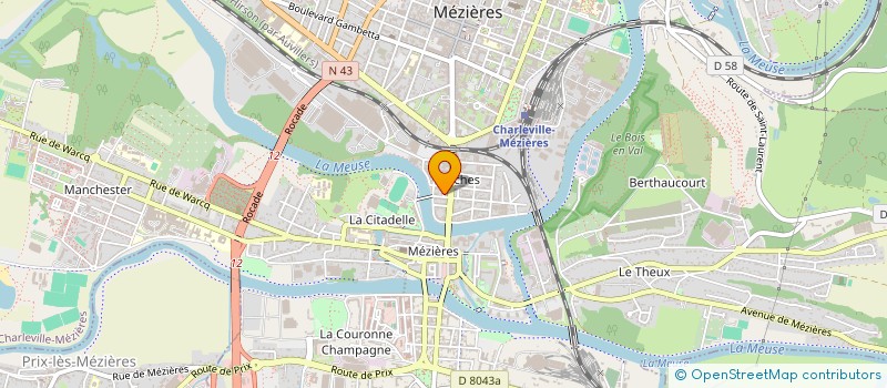 localisation de l'entreprise REP CONNEXION  CHARLEVILLE-MEZIERES