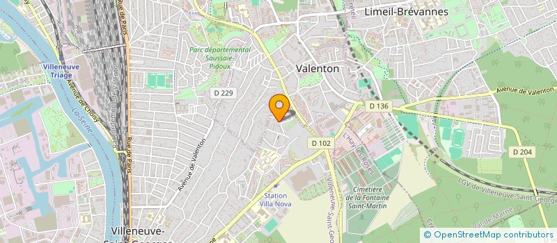 localisation de l'entreprise REP DECO à VILLENEUVE-SAINT-GEORGES