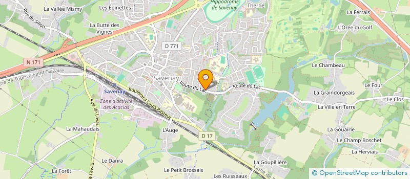 localisation de l'entreprise REP INVESTIGATION  SAVENAY