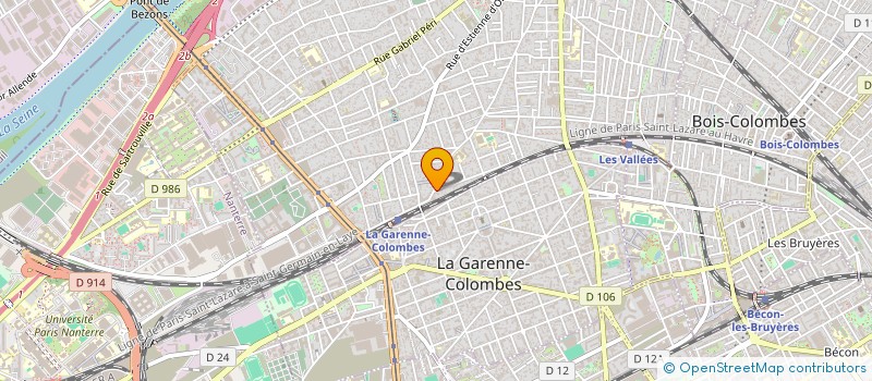 localisation de l'entreprise REP-NET REPARATIONS NETTOYAGE à COLOMBES