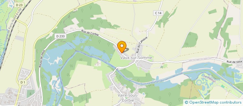 localisation de l'entreprise REP SOC REVET ELECTRO PICARDIE à LAMOTTE-WARFUSEE
