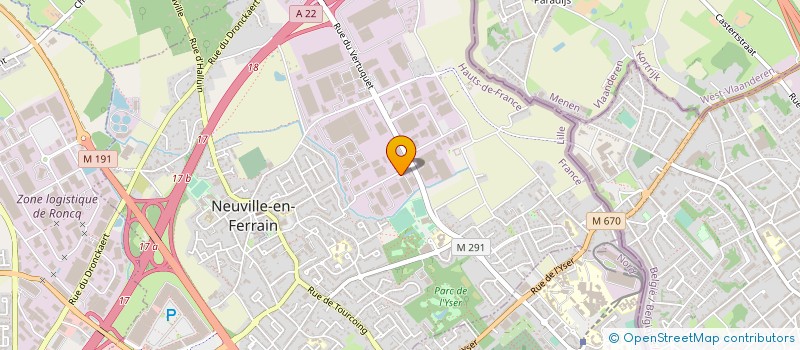 localisation de l'entreprise REPA FRANCE SAS  NEUVILLE-EN-FERRAIN