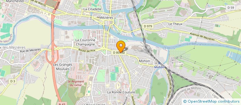 localisation de l'entreprise REPAIR à CHARLEVILLE MEZIERES