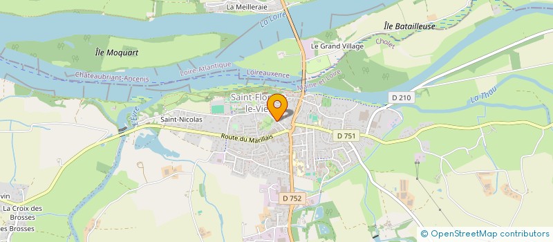 localisation de l'entreprise REPAIR AND OVERHAUL LE BOURGET  MAUGES-SUR-LOIRE