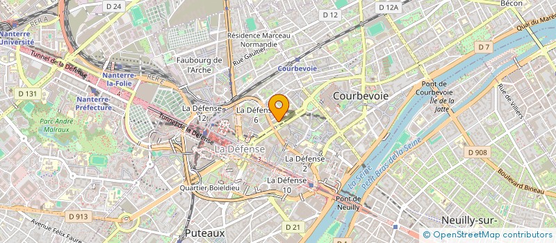 localisation de l'entreprise REPAIR POINT LA DEFENSE à COURBEVOIE