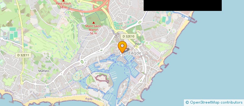 localisation de l'entreprise REPAIRE DE L'ESPADON  AGDE