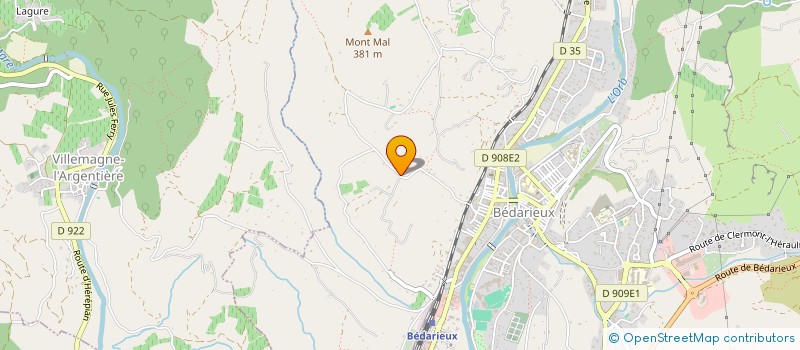 localisation de l'entreprise REPAIRE DU CAUSSE  BEDARIEUX