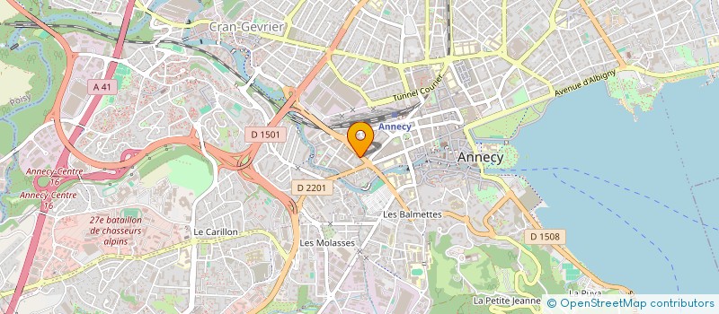localisation de l'entreprise REPAIRE IMMOBILIER à ANNECY