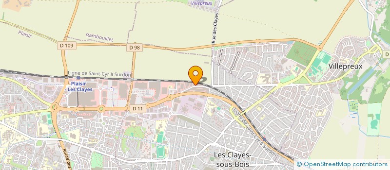 localisation de l'entreprise REPAIRNCO  LES CLAYES-SOUS-BOIS