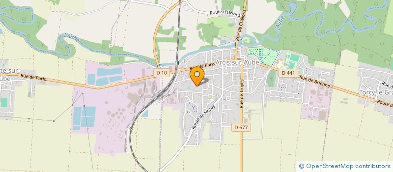 localisation de l'entreprise REPALOX à ARCIS-SUR-AUBE