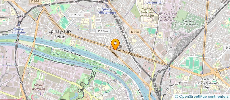 localisation de l'entreprise REPAR AUTO REPUBLIQUE à EPINAY-SUR-SEINE