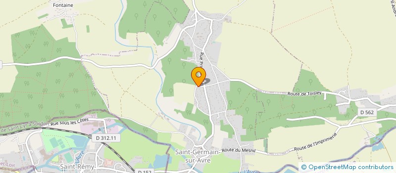 localisation de l'entreprise REPAR'CAR à SAINT-GERMAIN-SUR-AVRE