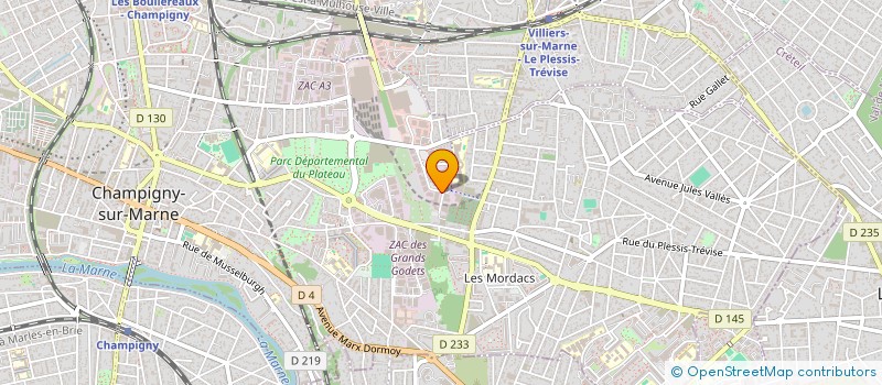 localisation de l'entreprise REPAR'ENERGIE à CHAMPIGNY-SUR-MARNE