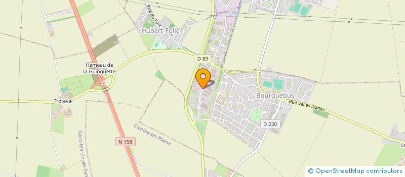 localisation de l'entreprise REPAR'IMMO à BOURGUEBUS