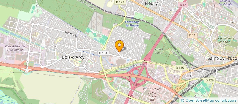 localisation de l'entreprise REPAR' JANTES  BOIS-D'ARCY