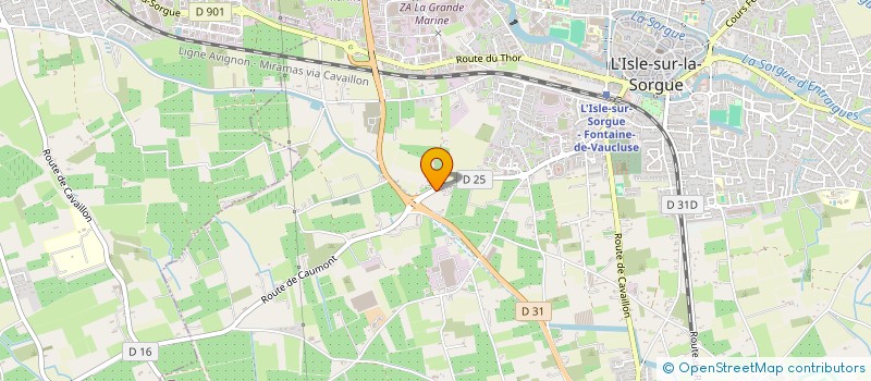 localisation de l'entreprise REPAR'MATIC  L'ISLE-SUR-LA-SORGUE
