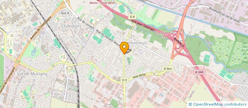 localisation de l'entreprise REPAR SERVICES  CORMONTREUIL