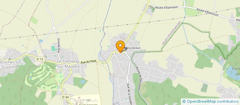 localisation de l'entreprise REPAR'TRONIC  LES ESSARTS-LE-ROI