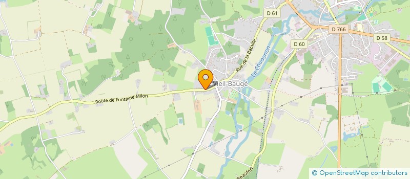 localisation de l'entreprise REPARAPID' à BAUGE-EN-ANJOU