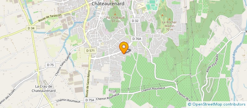 localisation de l'entreprise REPARAT ELEC MONTAGE ASCENSEURS AUTOMATI à CHATEAURENARD