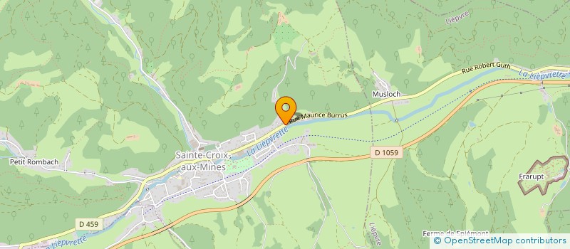 localisation de l'entreprise REPARATELM à SAINTE-CROIX-AUX-MINES