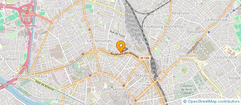 localisation de l'entreprise REPARATION AMENAGEMENT SERVICE ENTRETIEN à TOULOUSE