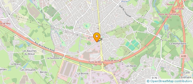 localisation de l'entreprise REPARATION AUTO JLM à REZE