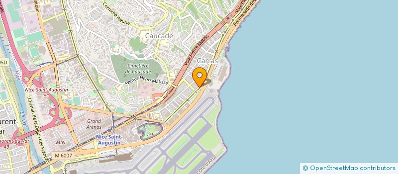 localisation de l'entreprise REPARATION CARROSSERIE MAINTENANCE à NICE