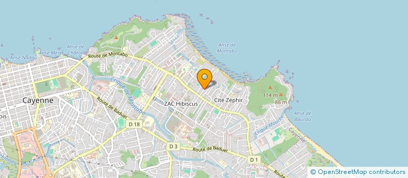 localisation de l'entreprise REPARATION ET SERVICES GUYANE à CAYENNE
