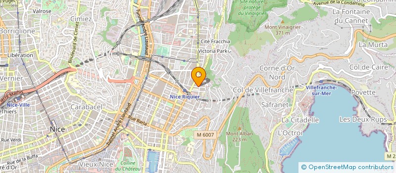 localisation de l'entreprise REPARATION ET VENTE AUTOMOBILE à NICE
