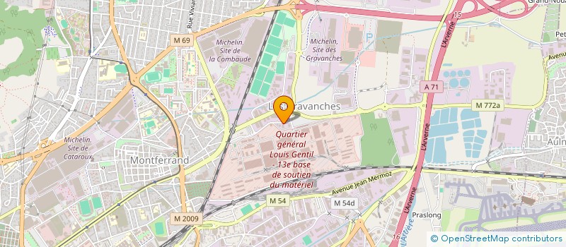 localisation de l'entreprise REPARATION SOUDURE TRAVAUX PUBLICS  CLERMONT-FERRAND