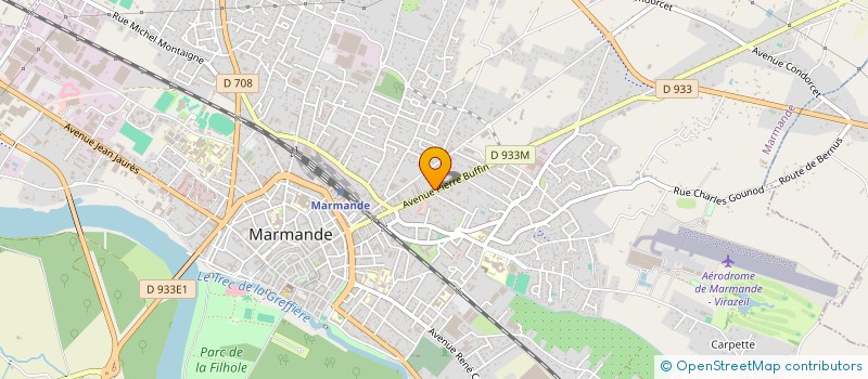 localisation de l'entreprise REPARATIONS AUTOMOBILES MARMANDAISES à MARMANDE