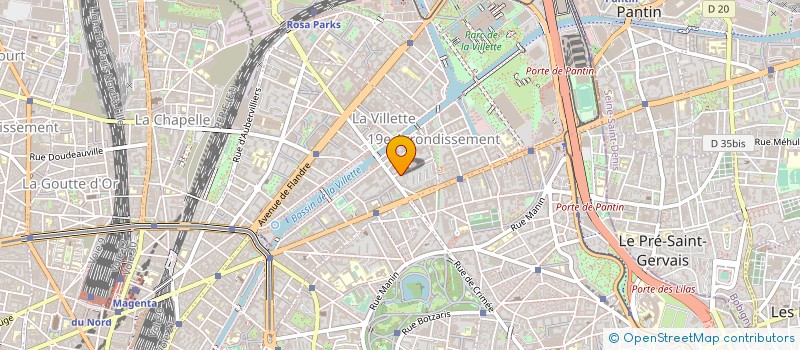 localisation de l'entreprise REPARATIONS ELECTRIQUES NORMES INTERNAT à PARIS