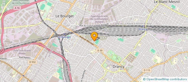 localisation de l'entreprise REPARATIONS INSTA POMPES PRESSION ELECTR  DRANCY