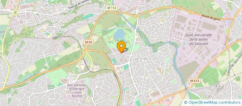 localisation de l'entreprise REPARAUTO  LE CRES