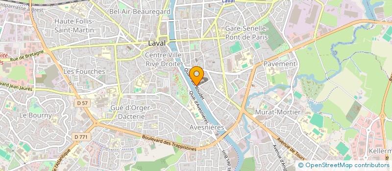 localisation de l'entreprise REPARE AU'QUAI à LAVAL