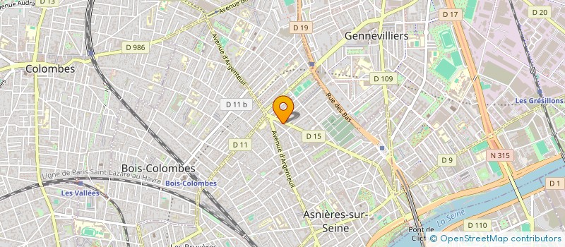 localisation de l'entreprise REPARE AUTO 92 à ASNIERES-SUR-SEINE