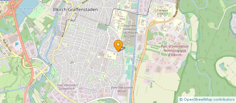 localisation de l'entreprise REPARE TOITURE  ILLKIRCH-GRAFFENSTADEN