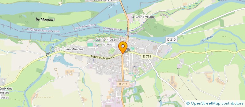 localisation de l'entreprise REPARELEC à MAUGES-SUR-LOIRE