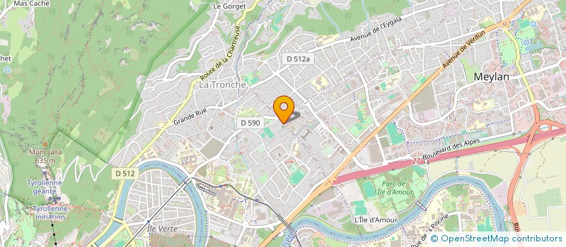 localisation de l'entreprise REPARER ENSEMBLE LA TRONCHE à LA TRONCHE