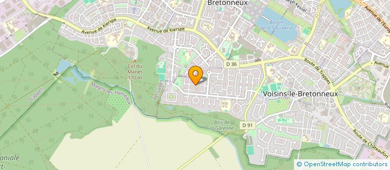 localisation de l'entreprise REPARKAFE VICINOIS à VOISINS-LE-BRETONNEUX