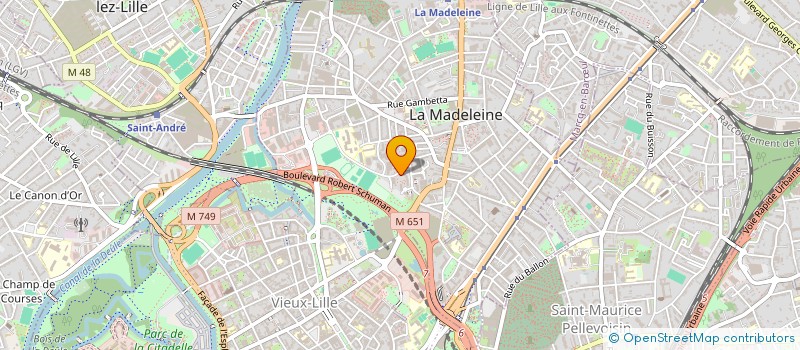 localisation de l'entreprise REPARTINOR SARL à LA MADELEINE