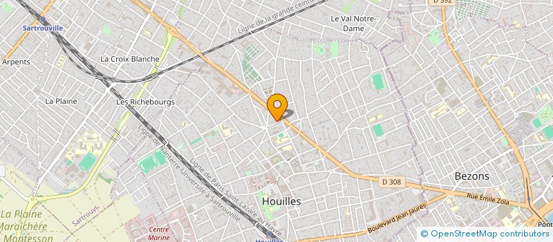 localisation de l'entreprise REPASS EXPRESS à HOUILLES