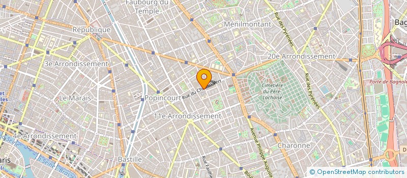 localisation de l'entreprise REPASS'NET à PARIS
