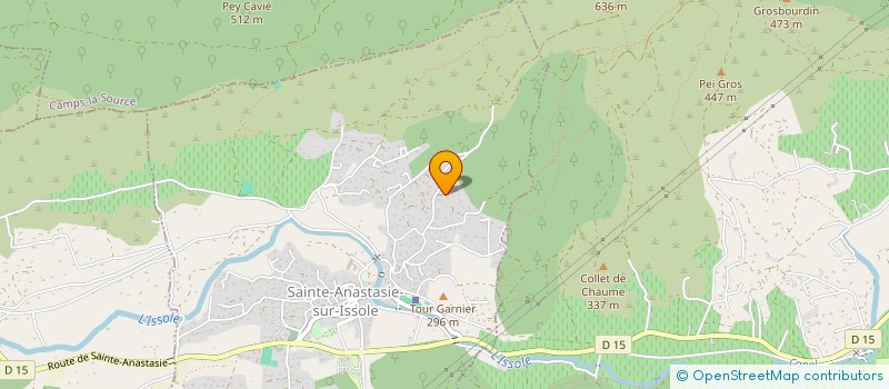 localisation de l'entreprise REPASSAGE-DRIVE  SAINTE-ANASTASIE-SUR-ISSOLE