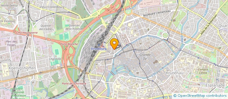 localisation de l'entreprise REPASSAGE DU COIN  STRASBOURG