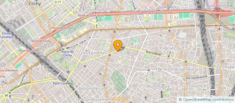 localisation de l'entreprise REPASSAGE PRESSING 2000 à PARIS