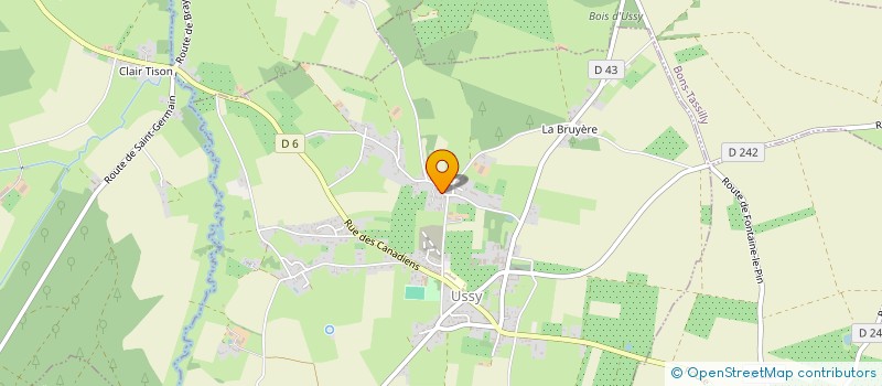 localisation de l'entreprise REPAVULCA à USSY