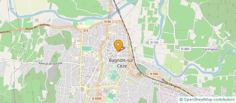 localisation de l'entreprise REPCOS  BAGNOLS-SUR-CEZE