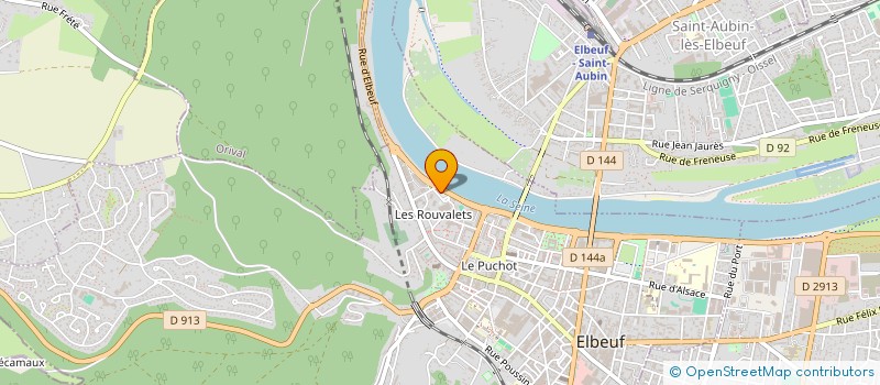 localisation de l'entreprise REPER'AGE  ELBEUF